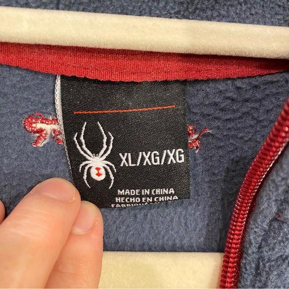 Big Kids’ Spyder 1/4 Zip Fleece Jacket - Picture 3 of 6